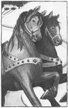 horses illustration from The Stonking Steps