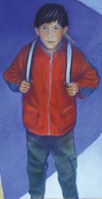 Justin from The Stonking Steps children's book